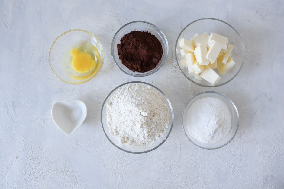 шоколадное песочное тесто ингредиенты