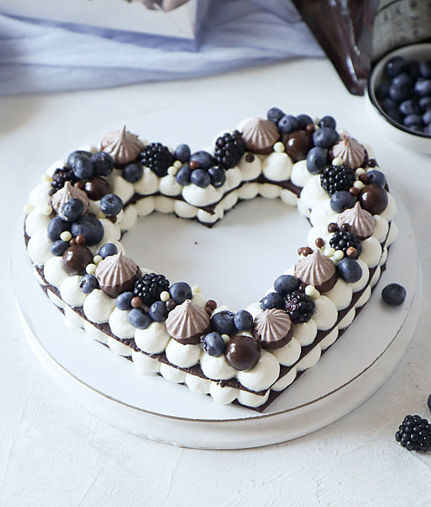 Торт сердце | Онлайн кондитерская школа. Кондитерские курсы Краснодар