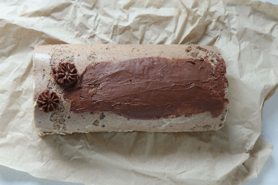 бисквитный рулет декор