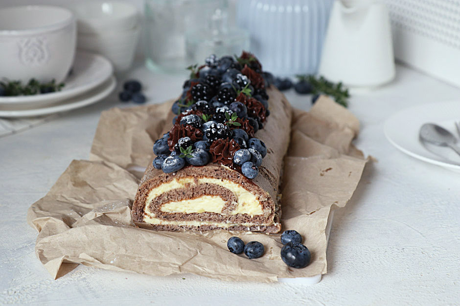 бисквитный рулет рецепт 