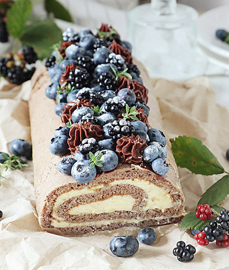 Бисквитный рулет: простой рецепт в домашних условиях | Онлайн кондитерская школа. Кондитерские курсы Краснодар