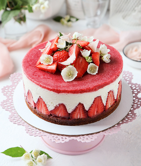 Торт Фрезье с клубникой: рецепт с фото | Онлайн кондитерская школа. Кондитерские курсы Краснодар