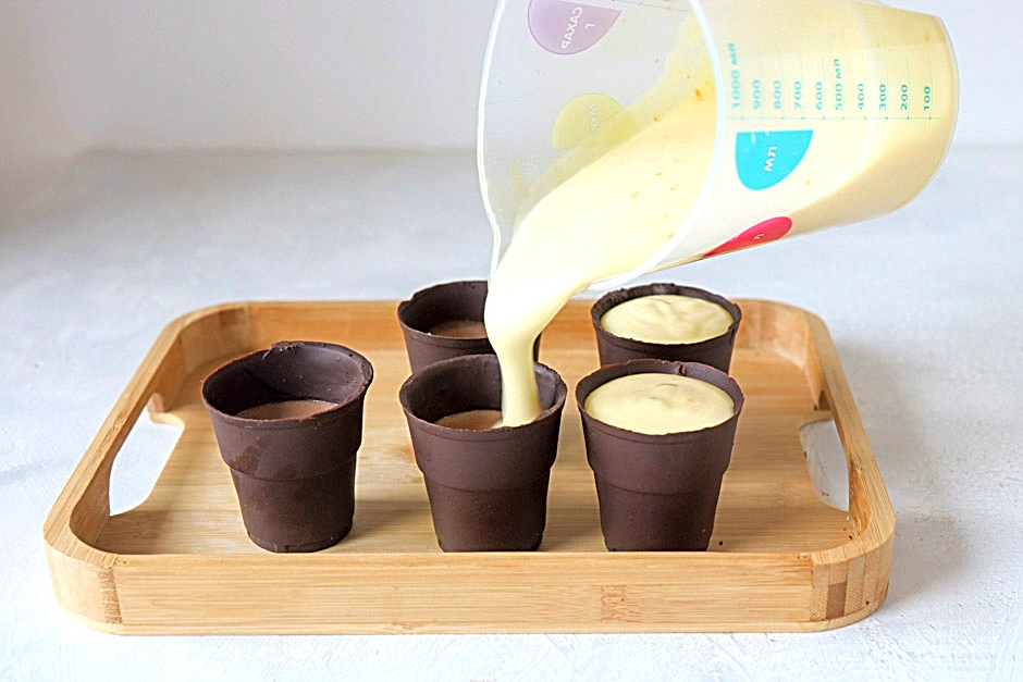 готовим шоколадный десерт с кофе и апельсином