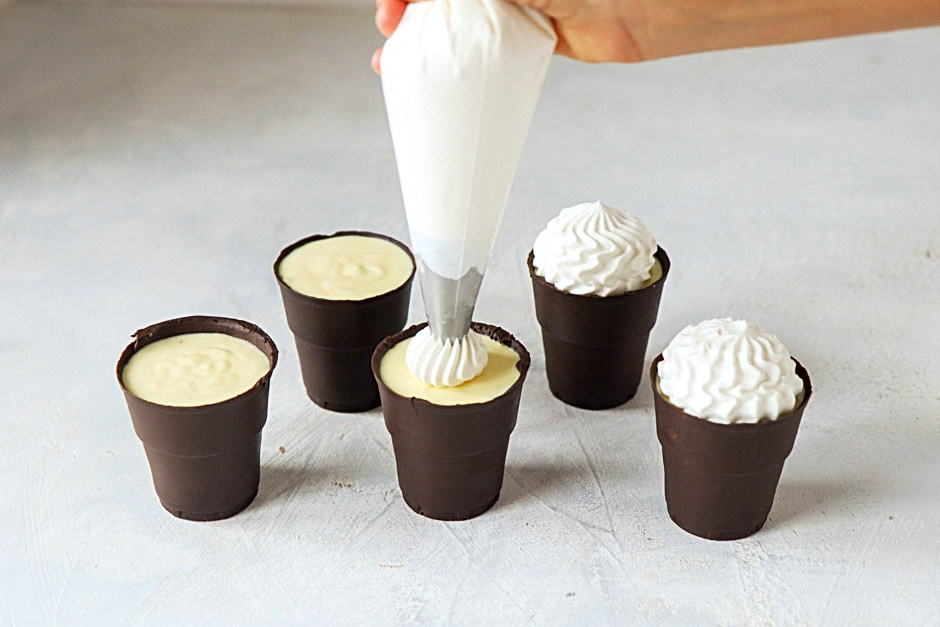 готовим шоколадный десерт с кофе и апельсином