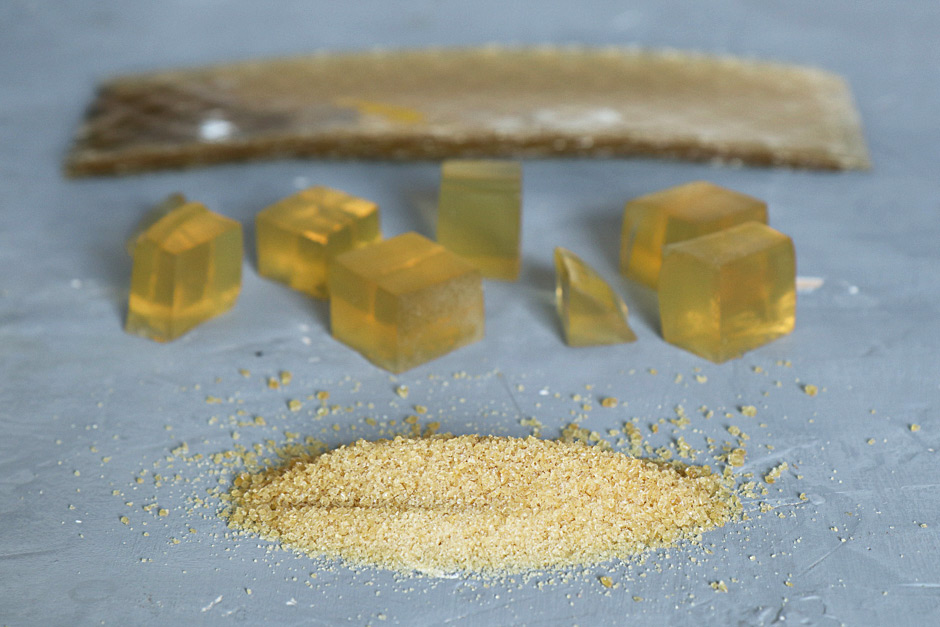 виды желатина