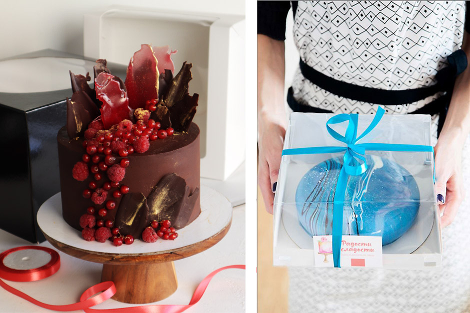 как упаковать торт в домашних условиях