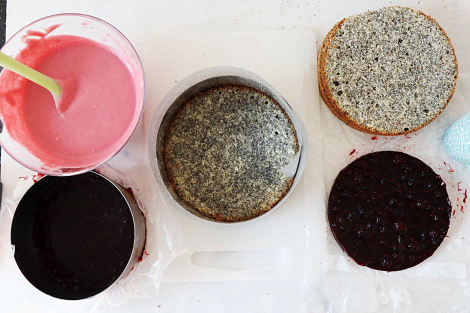 маковый торт сборка