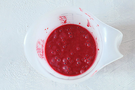 готовим малиновый мусс