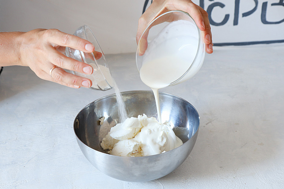 крем чиз для торта