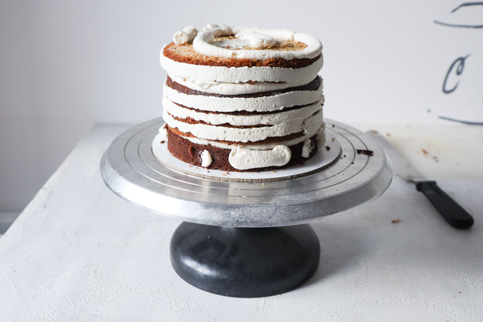 тыквенный торт сборка